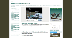Desktop Screenshot of federacion.de-caza.com