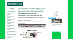 Desktop Screenshot of cartuchos.de-caza.com